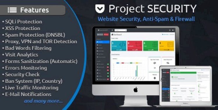 Project SECURITY v4.5  - Bảo mật trang web, Chống‎ ‎thư rác & Tường lửa
