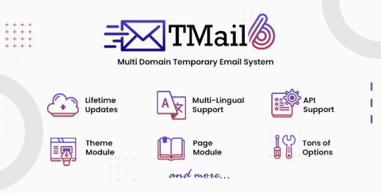 ‎TMail - Mã nguồn Hệ thống email tạm thời đa miền
