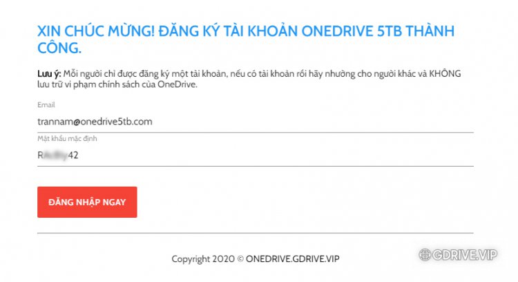 Hướng dẫn đăng kí tài khoản OneDrive 5TB lưu trữ miễn phí 2022