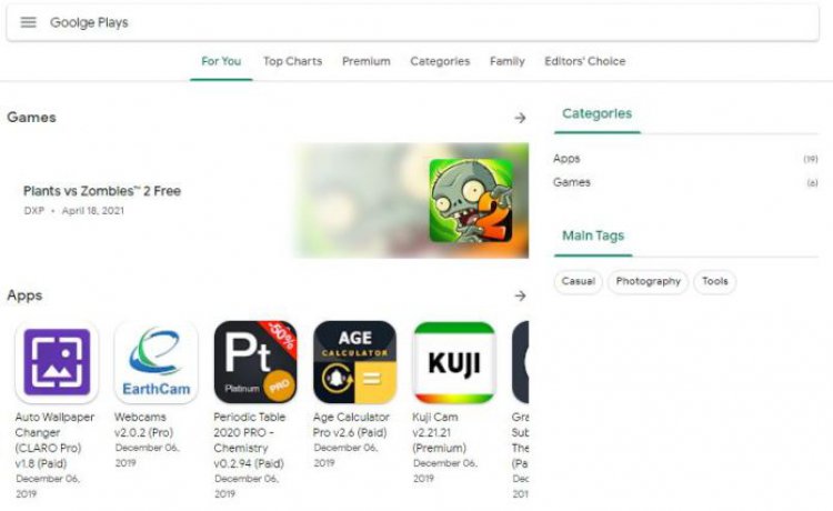 Google Play Store Premium v2 Blogger Template